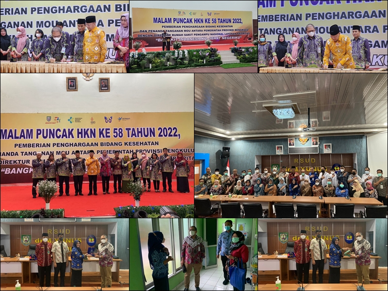 Penandatanganan MoU Pemerintah Provinsi Bengkulu dengan Rumah Sakit Pengampu Nasional